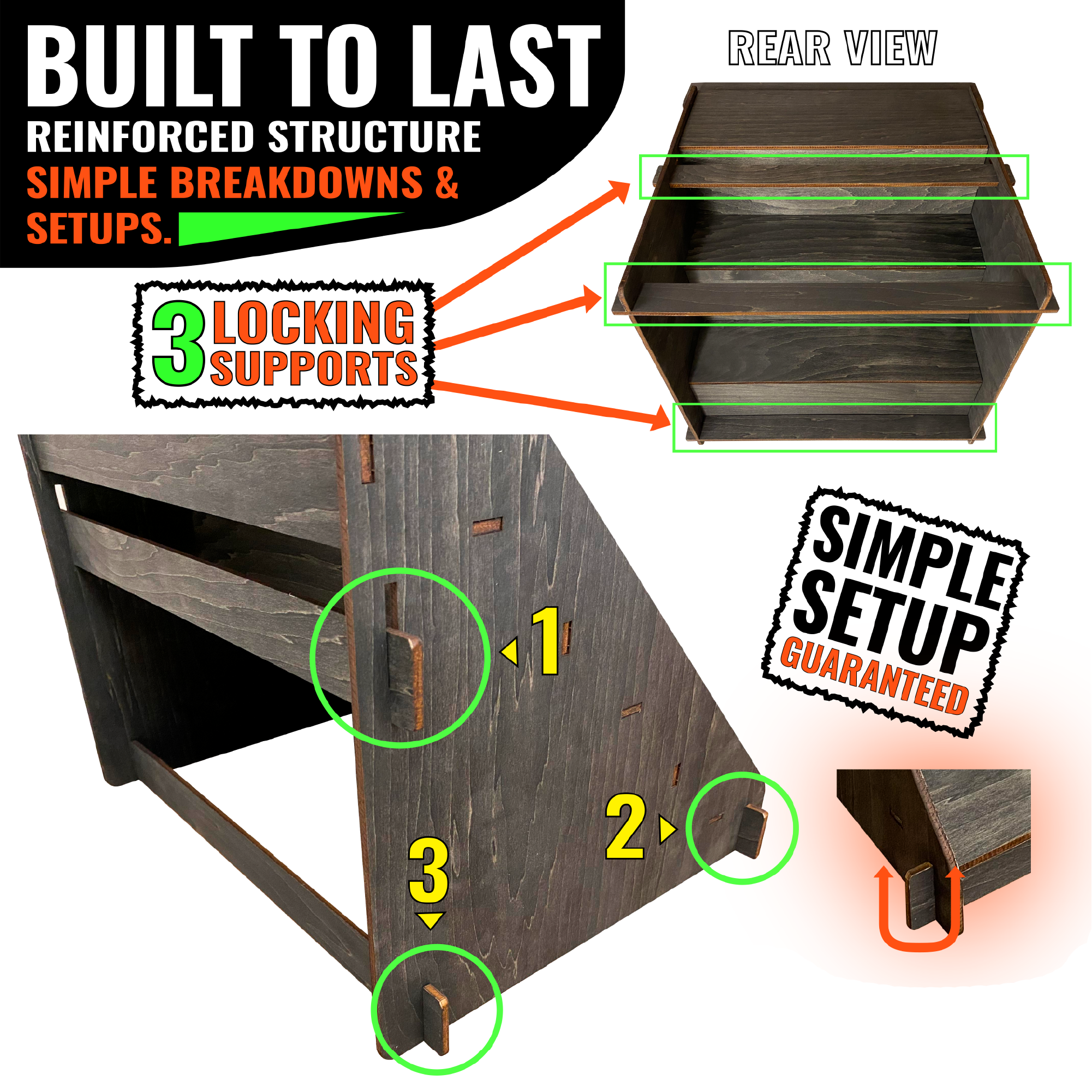 Torched Displays – Suporte/tripé de expositor de loja por atacado – Expositor em 3 níveis para sabonetes, velas e copos térmicos13