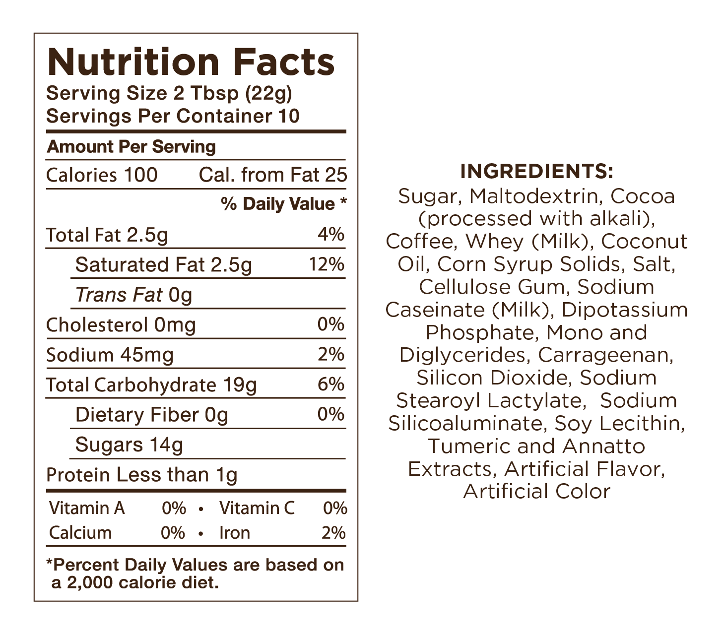 Fireside Coffee Co. - Wholesale Instant Coffee/Espresso - Butter Rum Cafe Mocha 8oz Can6