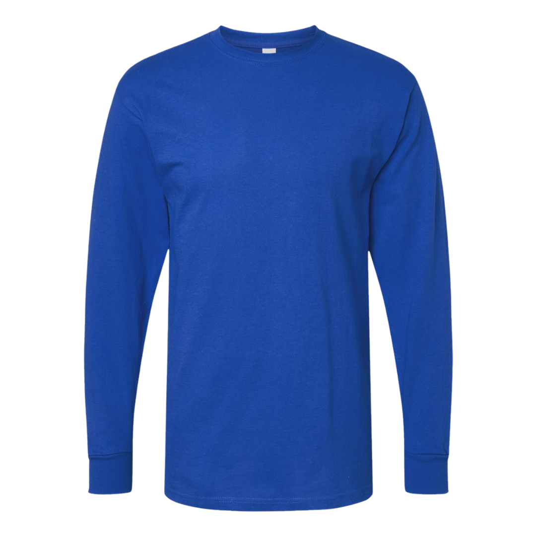 MYES BULK APPAREL - Wholesale T-Shirt - Men's - Unisex Long Sleeve Soft Touch T-Shirt | Cotton Blend3