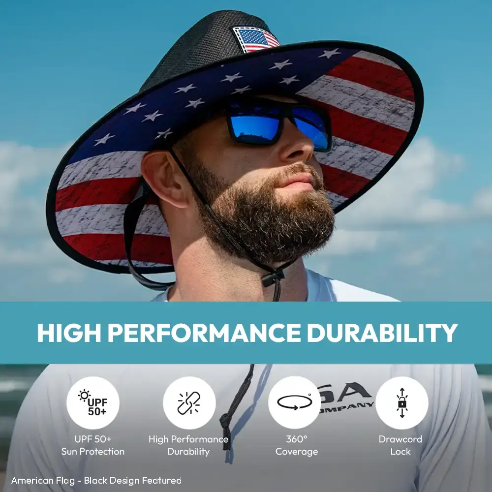 Soul of Adventure - Wholesale Straw Hat - Unisex - Keys Straw Hat / Lifeguard Hat – Wide Brim, UPF 50+28