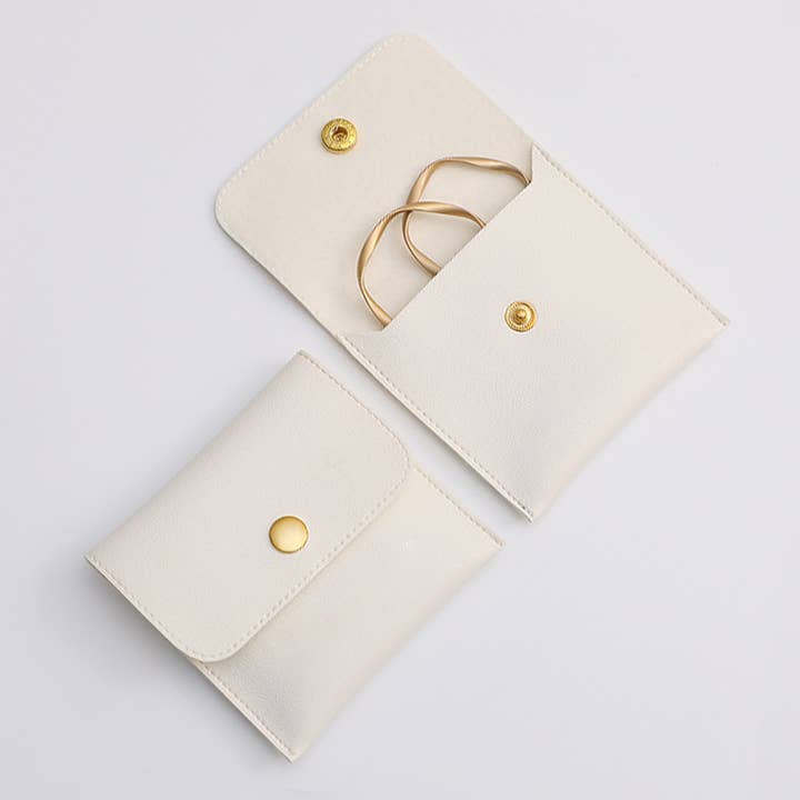 Logo Pouch - Wholesale Jewellery box/organiser - Vegan Leather Jewellery Bag - Retail Packs5