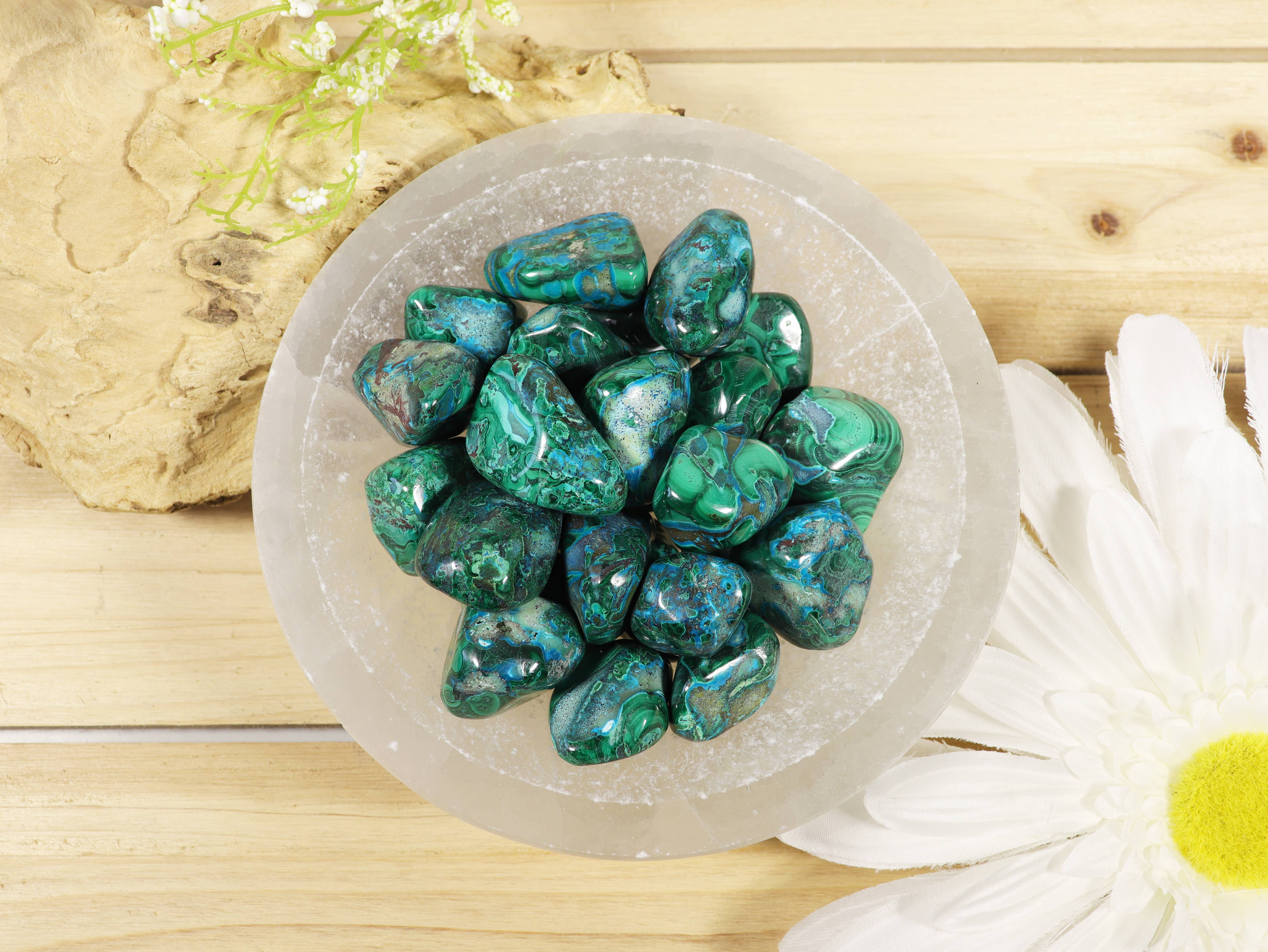 Natures Artifacts Inc - Wholesale Spiritual Stone/Crystal - 1/4 lb Malacolla Tumbled Stones