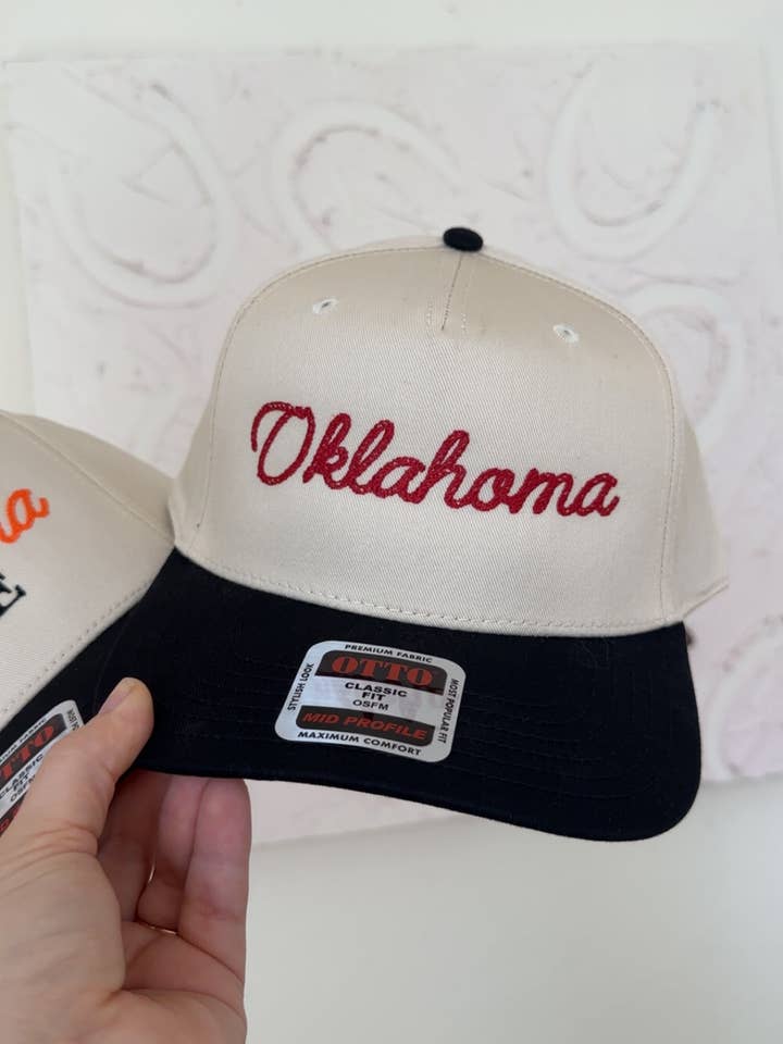 OKLAHOMA GAME DAY HAT for wholesale by Hartland Goods