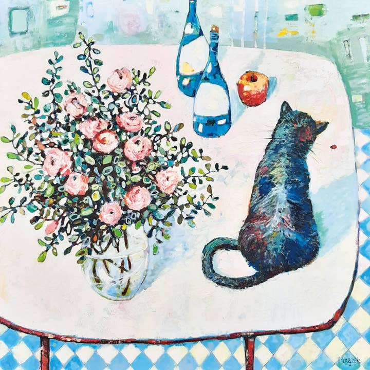 ANP005 Nature-morta com uma Joaninha por atacado de Dry Red Press