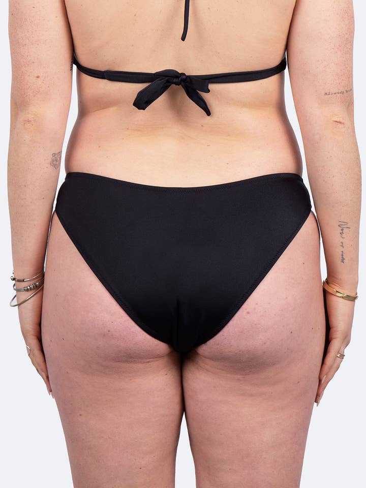 Moodz - Wholesale Swim Bottoms - Women's - black menstrual swimsuit panties3
