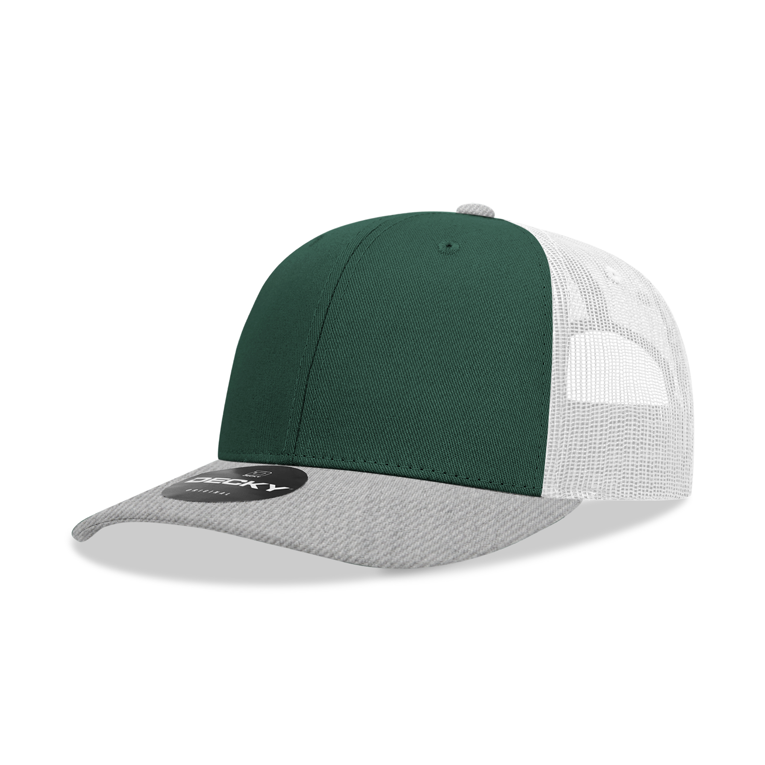 The Park Wholesale - Vente Casquette de camionneur – unisexe - Casquette Trucker classique Decky 6021, 6 panneaux, style mid pro59