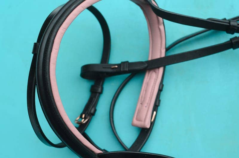 Circus Unicorn Shop – wholesale Ridutrustning – Rose Gold Dressyr Träns13