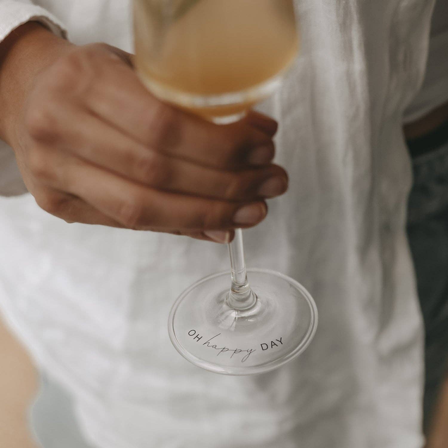 Eulenschnitt - Wholesale Drinking Glass/Cup - Oh happy day champagne glass (VE = 4 pcs)2