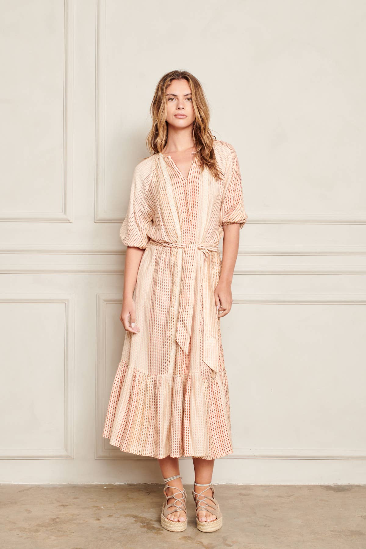 PASTEL SUNSET RACHEL DRESS for wholesale on Faire2