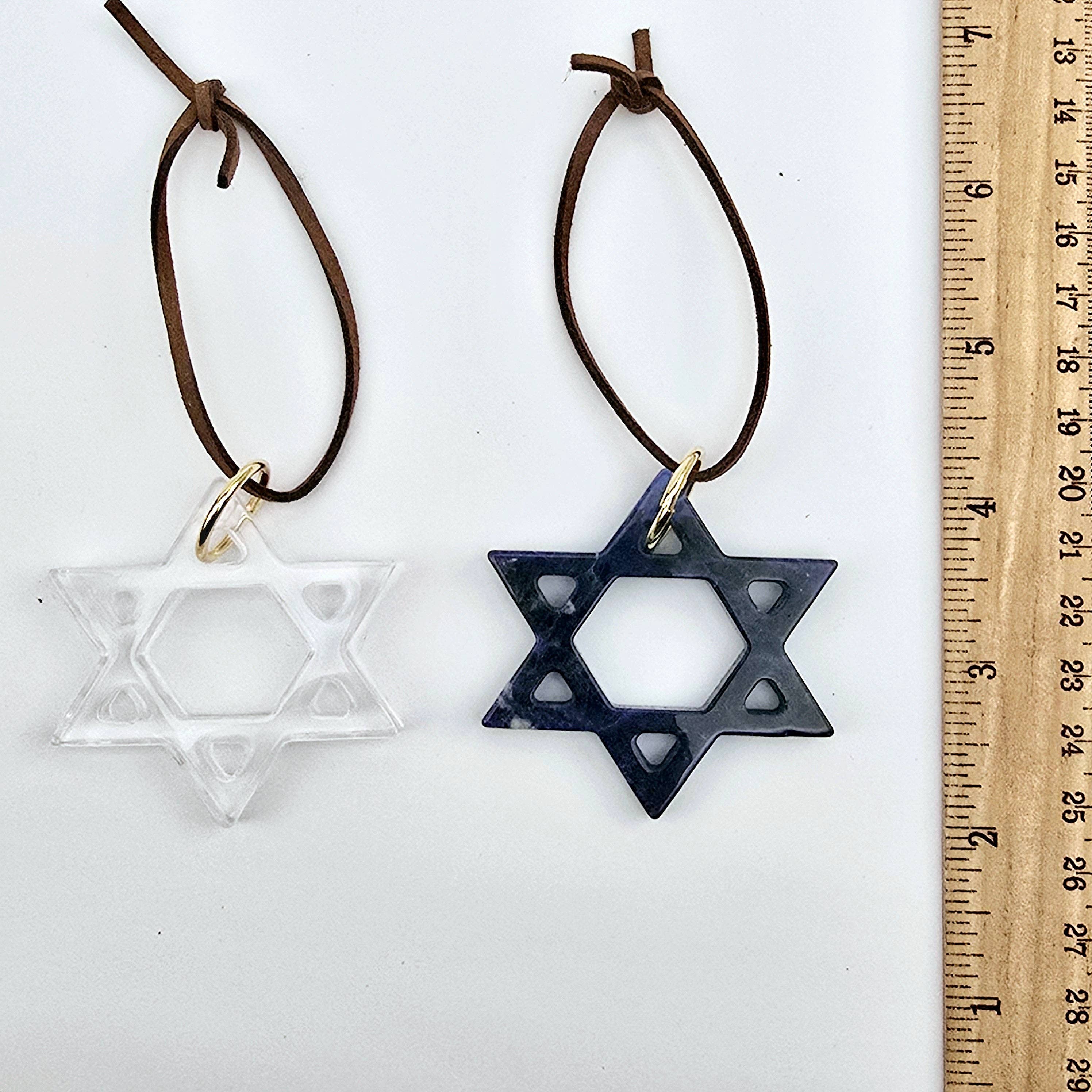 Rock Paradise - Wholesale Ornament - Crystal Star of David Ornament - You Choose Stone2