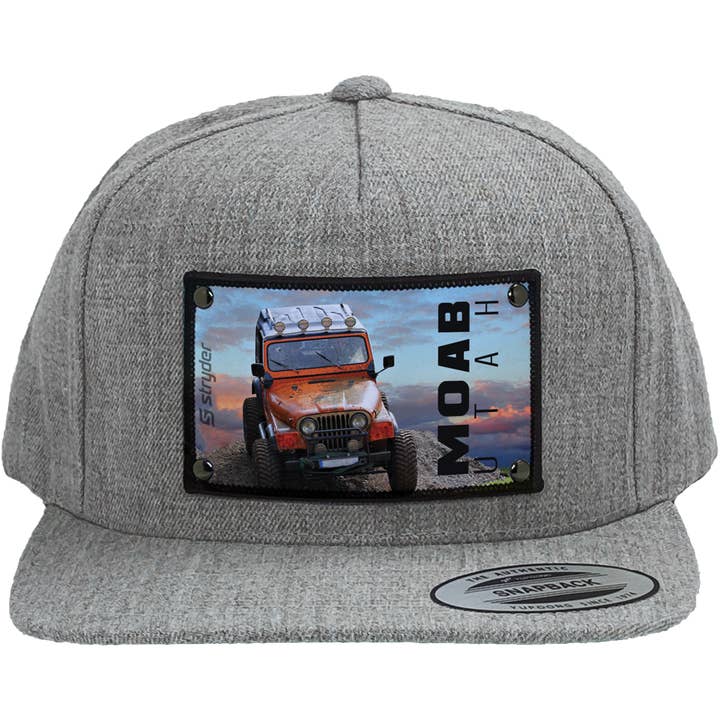 Moab Orange Jeep YP5089 Heather Gray for wholesale by Stryder Gear