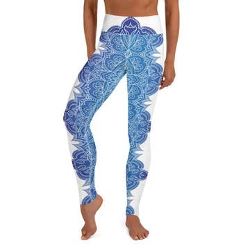 Chakra hög midja Womens Yoga Leggings för wholesale av SuniaYoga