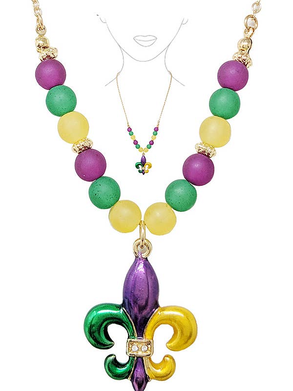 (F243) 3D KULPÄRLHALSBAND för wholesale av Jewelry Max