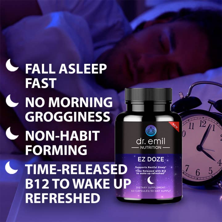 Dr. Emil Nutrition - Wholesale Oral Supplement/Vitamin - EZ Doze Natural Sleep Aid Supplement
