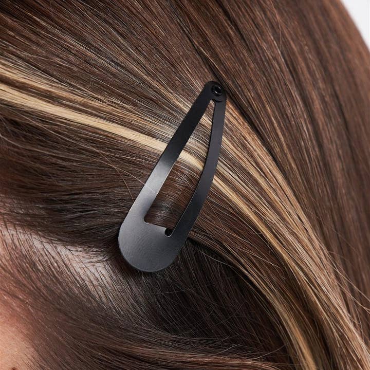 3pcs Small Black Vintage Plain Triangular Hair Clip for wholesale on Faire1