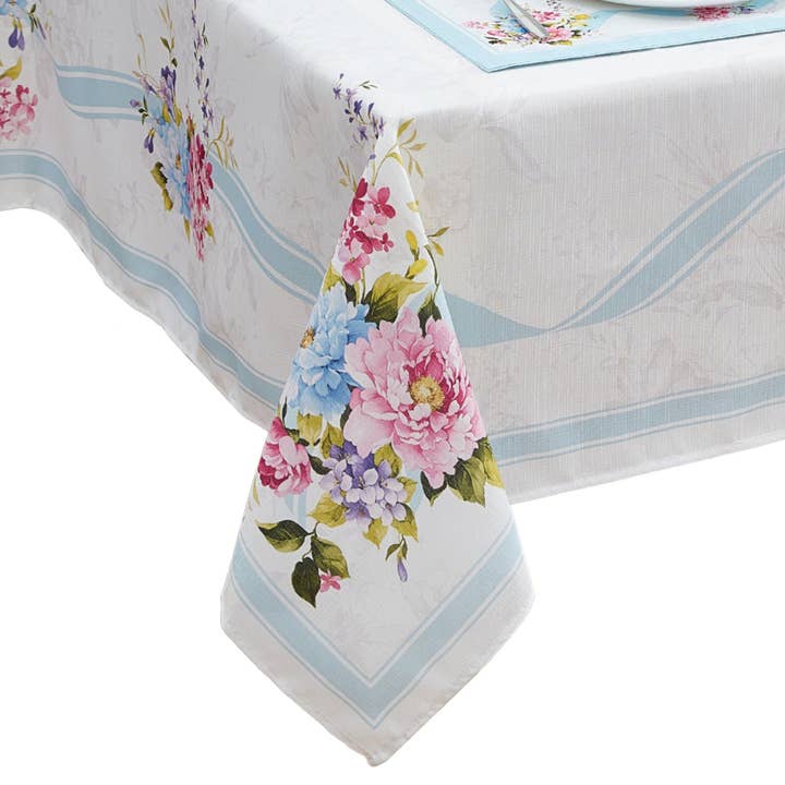Elrene Home Fashions - Wholesale Tablecloth - Rose Cottage Engineered Spring/Summer Tablecloth