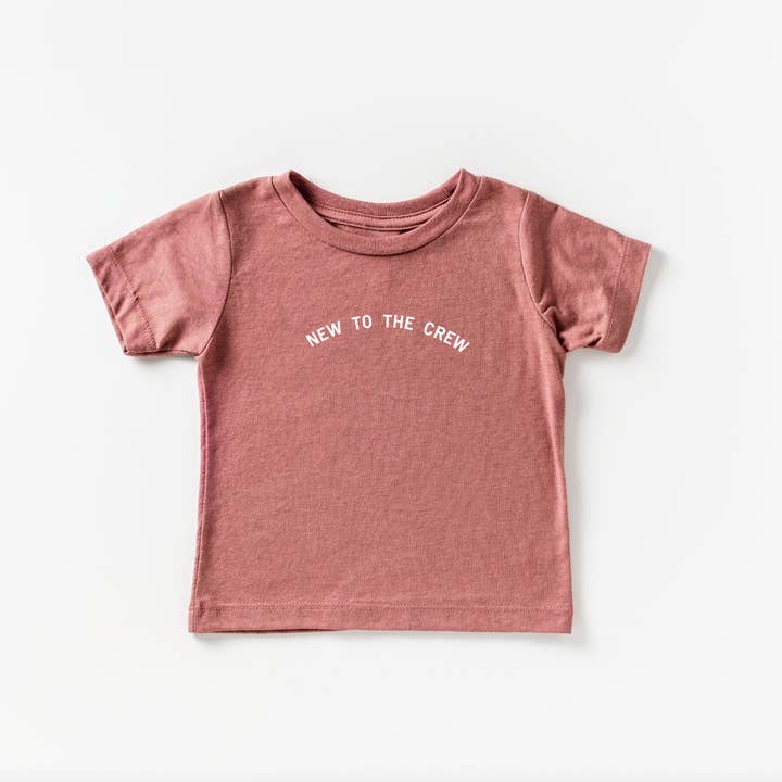 New to the Crew Baby Tee for wholesale by SBG Co.