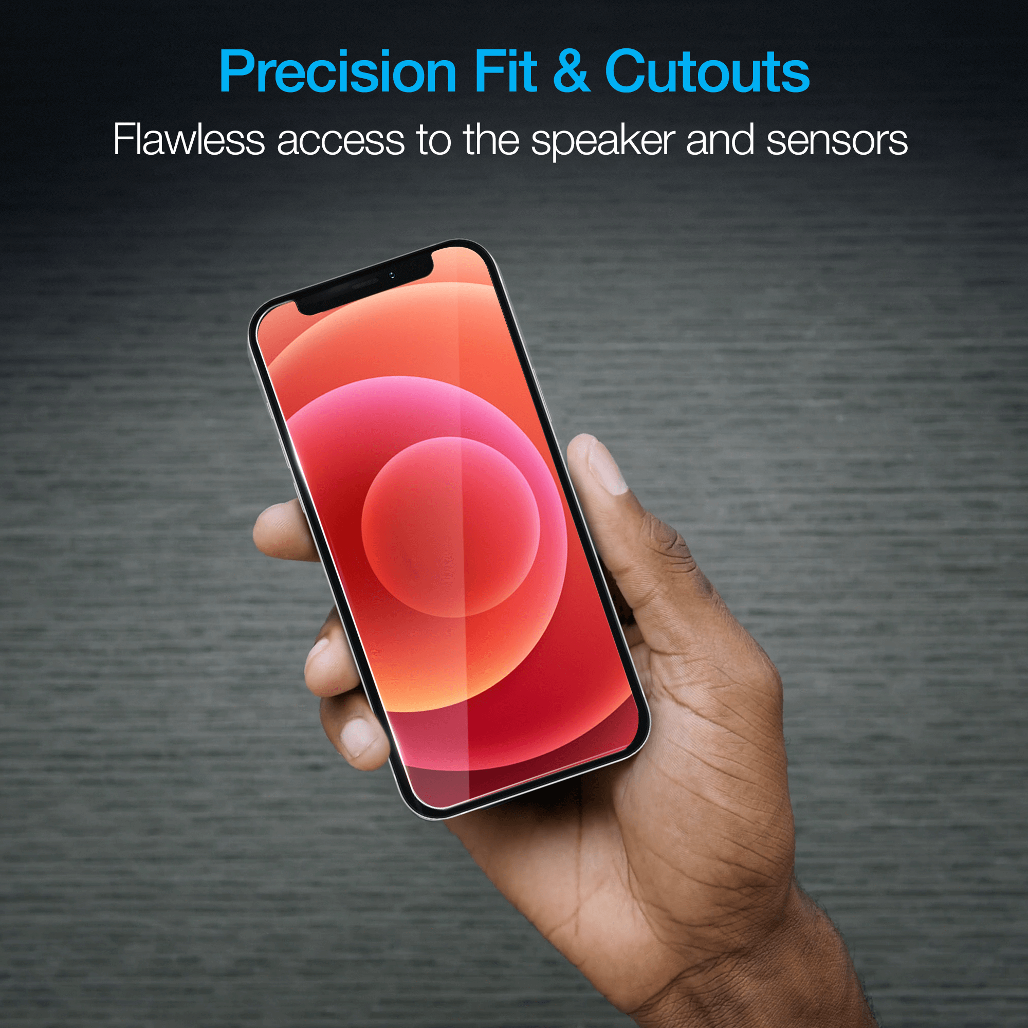 JupiterGear Home – Protetor de ecrã de tablet por atacado – Conjunto de 25 peças de Vidro Temperado Naztech IntelliShield HD para iPhone3