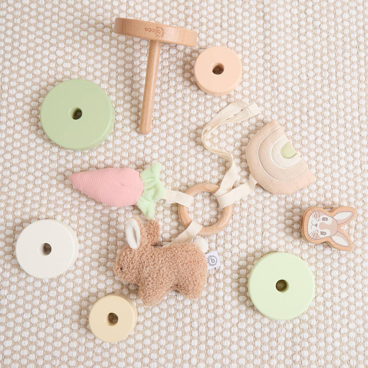 Bieco Spielwaren - Wholesale Stuffed/Plush Toy - Kids & Baby - ACTIVITY TOY RABBIT FINE3