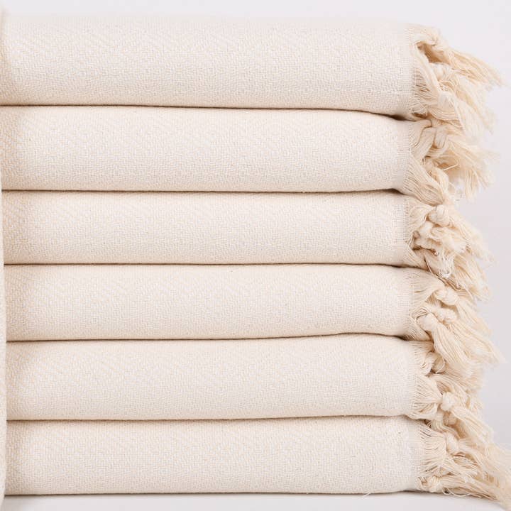 Gepersonaliseerde Strandhanddoek, Geborduurd Organisch Turks Katoen voor wholesale door Organic Turkish Towels