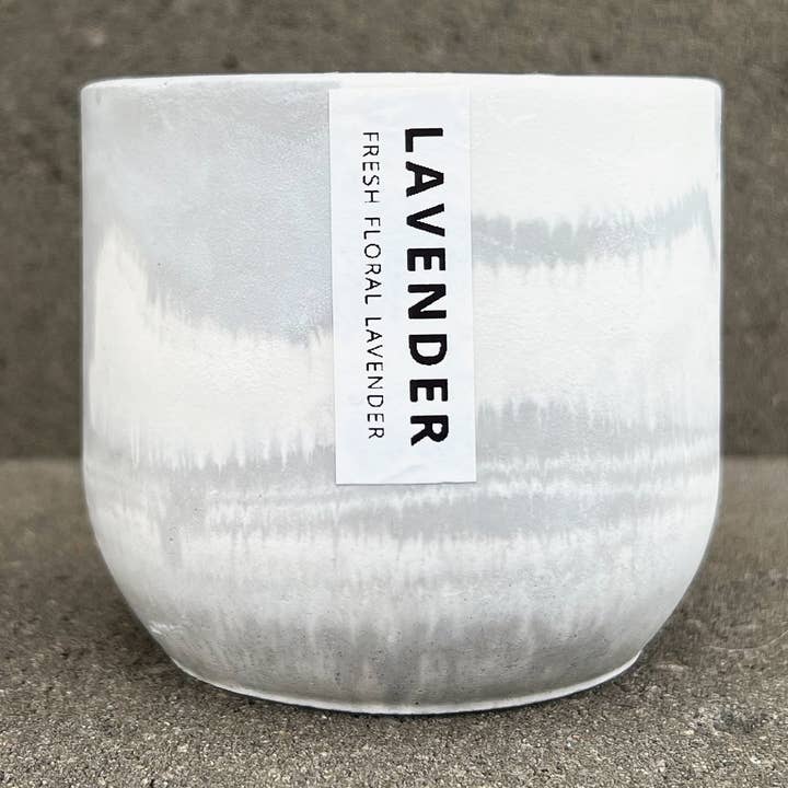 Paige Kayla - Wholesale Jar/Filled Candle - Lavender 8oz Concrete Candle - Spa0
