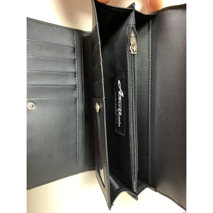 Astro Bettie - Wholesale Wallet - Women's - Tri-Fold Wallet - Checkerboard3