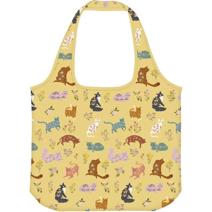 Reusable Tote Bag Cats for wholesale by Punch Studio