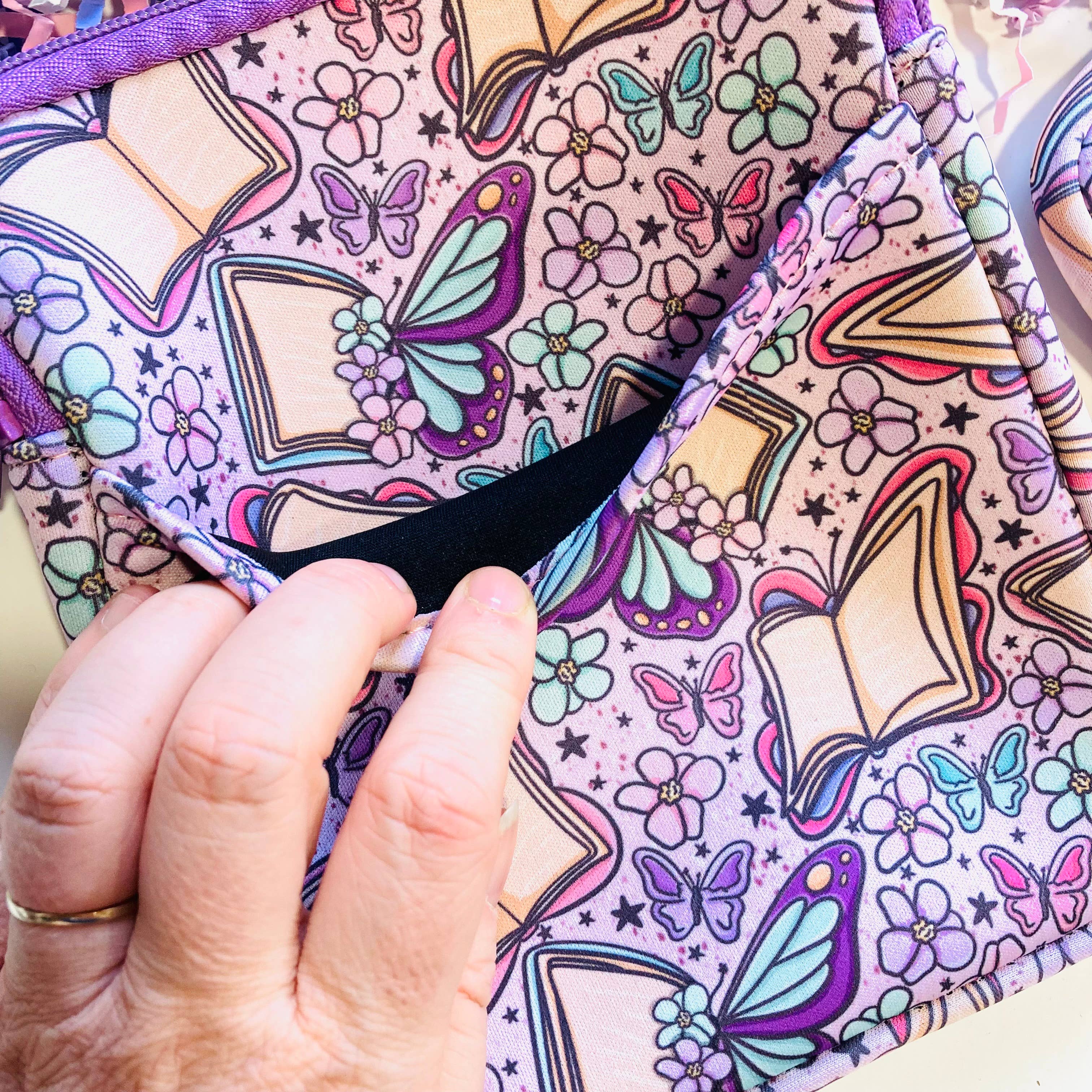 Chapter & Ink - Wholesale Book Cover - Butterfly Books Floral Kindle E-Reader Sleeve2