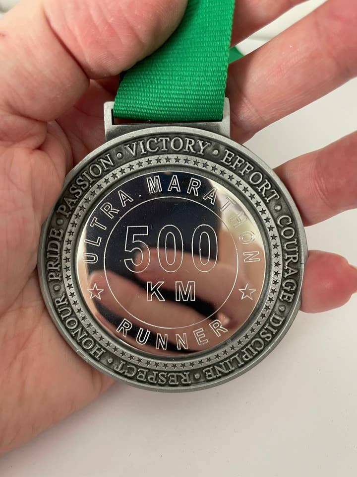 Custom Any Distance Personalised Sports Medal for wholesale by Medal Envy