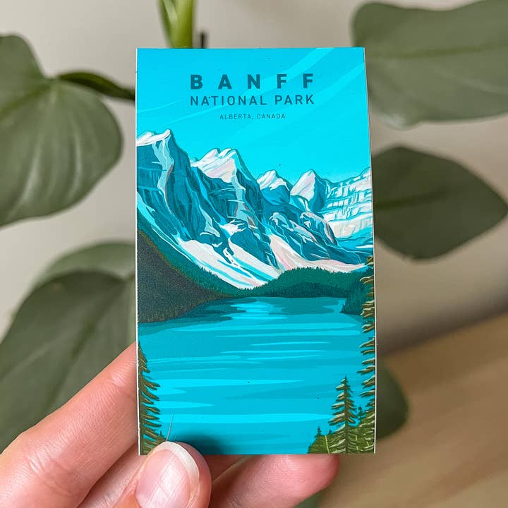 Sun Earth Moon - Wholesale Magnet - Banff National Park Magnet0