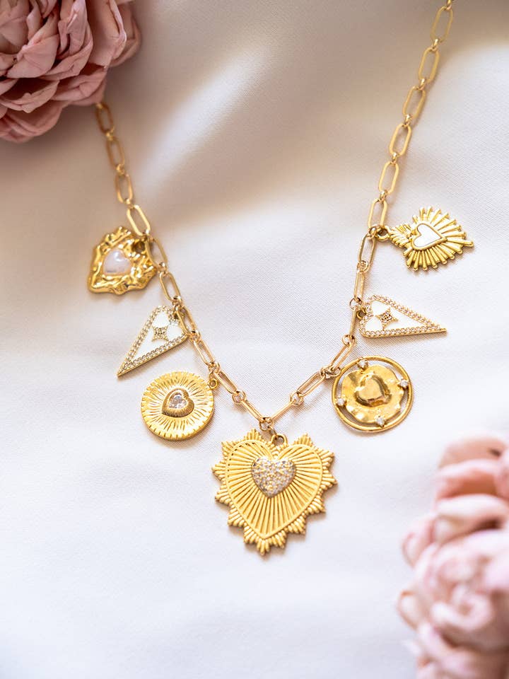 Collier Charm Harley pour la vente par Rox & Lily