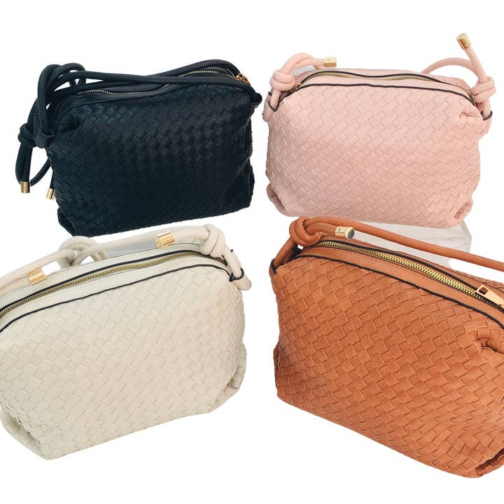 C7E1 - FC20292 - Woven Vegan Purse for wholesale by Boca Tennis & Golf Bags