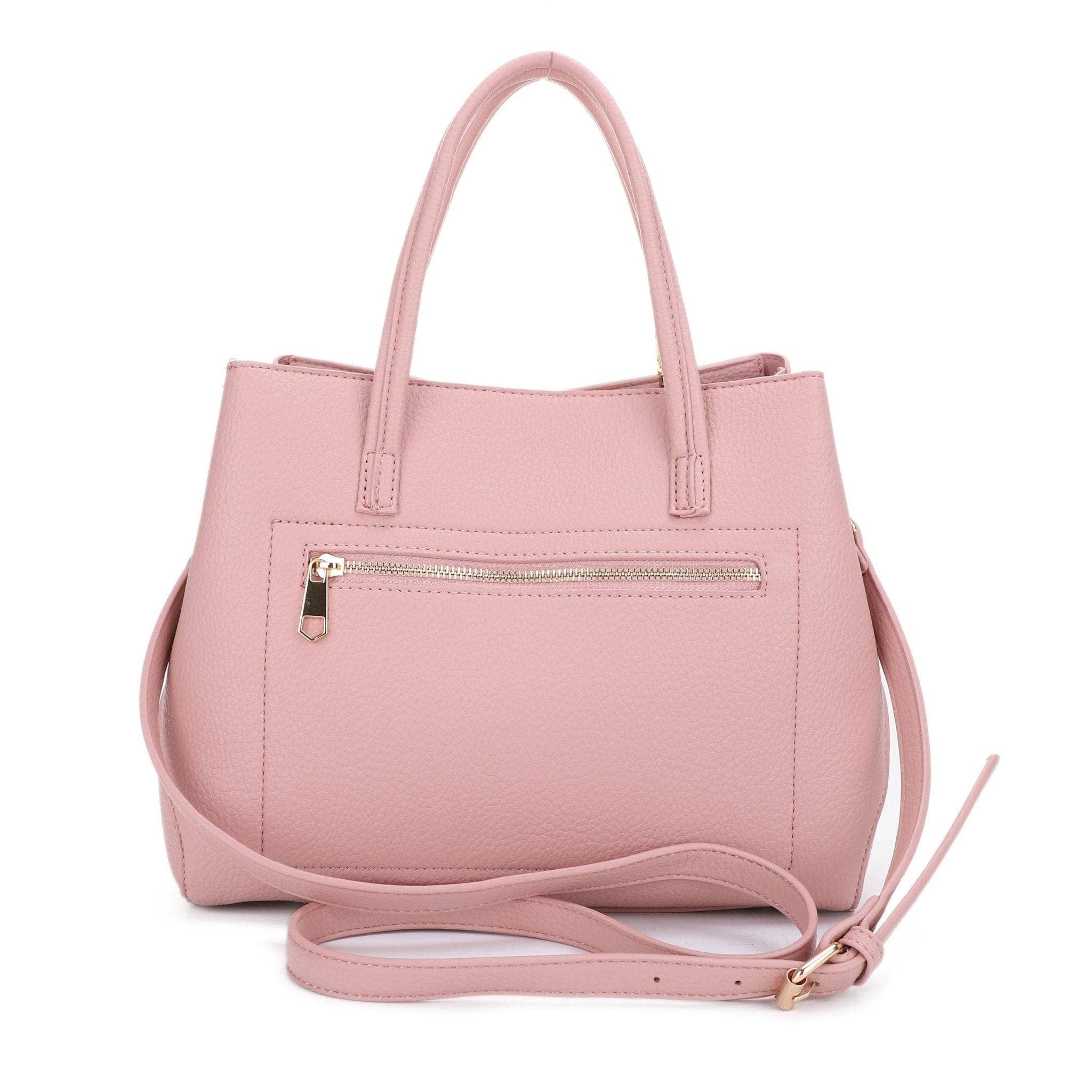 MiMi Wholesale - Wholesale Top Handle Bag - Women's - FC20612 Josette Tapered Multi Compartment Satchel/Crossbody Bag4