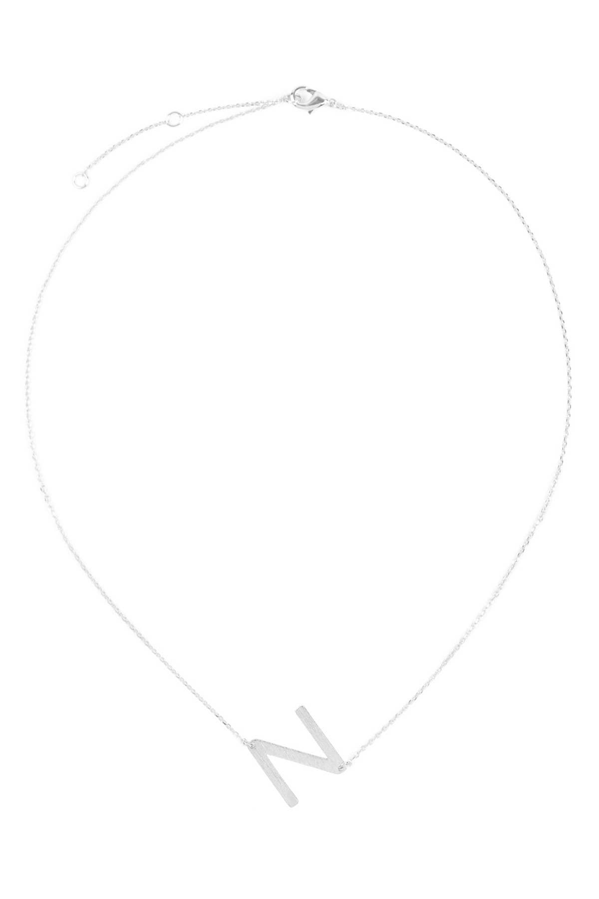 MYS Wholesale Inc - Wholesale Pendant/Charm Necklace - Initial Rough Finish Chain Necklace15