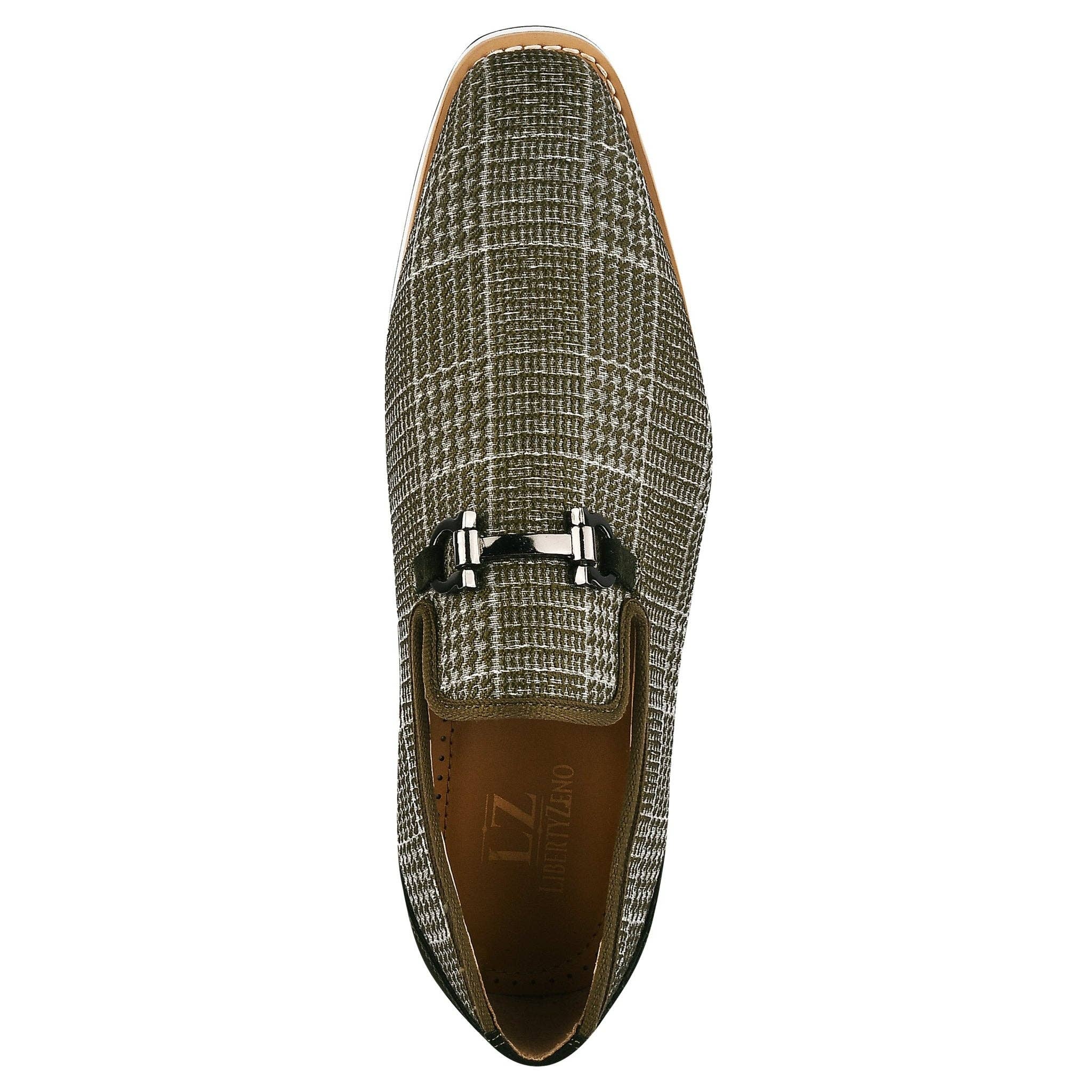 LIBERTYZENO - Wholesale Loafers - Men's - Megaball mens Casual textile printed buckle shoes5