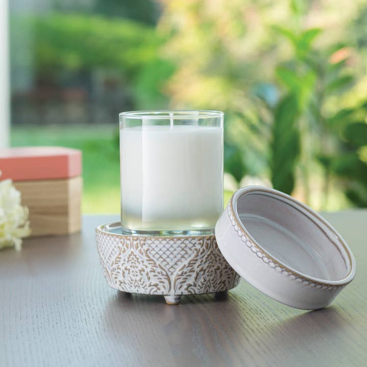 Candle Warmers Etc. - Wholesale Fragrance Warmer - 2-IN-1 Fragrance Warmer Vintage White1