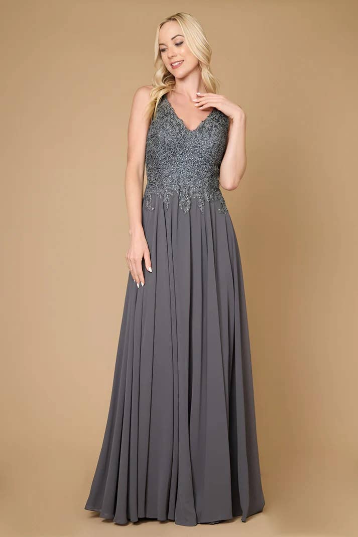 Kos Couture - Wholesale Gown - Women's - Long Formal Party Dress Plus Size Evening Gown10