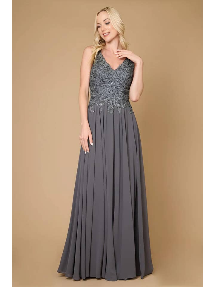 Kos Couture - Wholesale Gown - Women's - Long Formal Party Dress Plus Size Evening Gown10