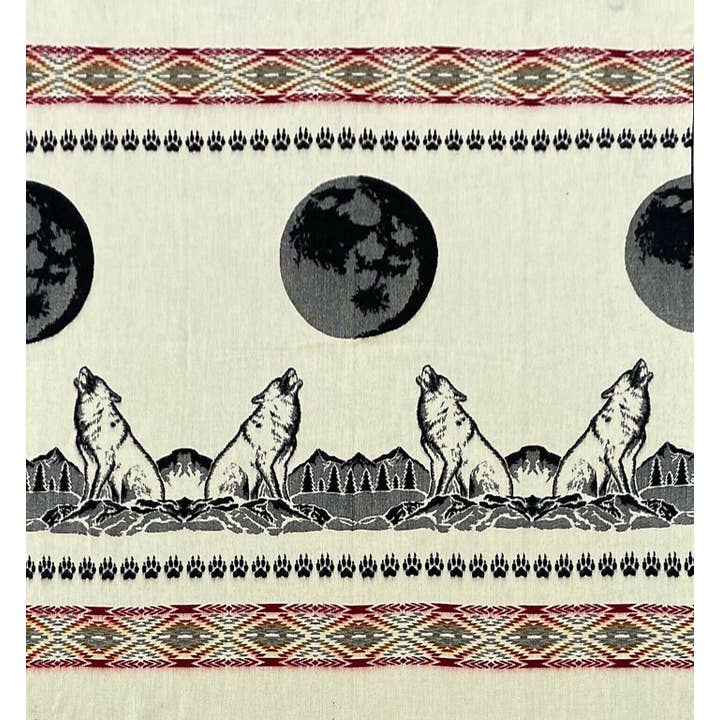 ECUALAMA – Engroshandel Tæppe – Blød & Varm Baby Alpaca Uld Tæppe - Ekstra Stor 78" x 92"/200 x 230 cm - Ulv Mønster - Vendbar Sort/Hvid5