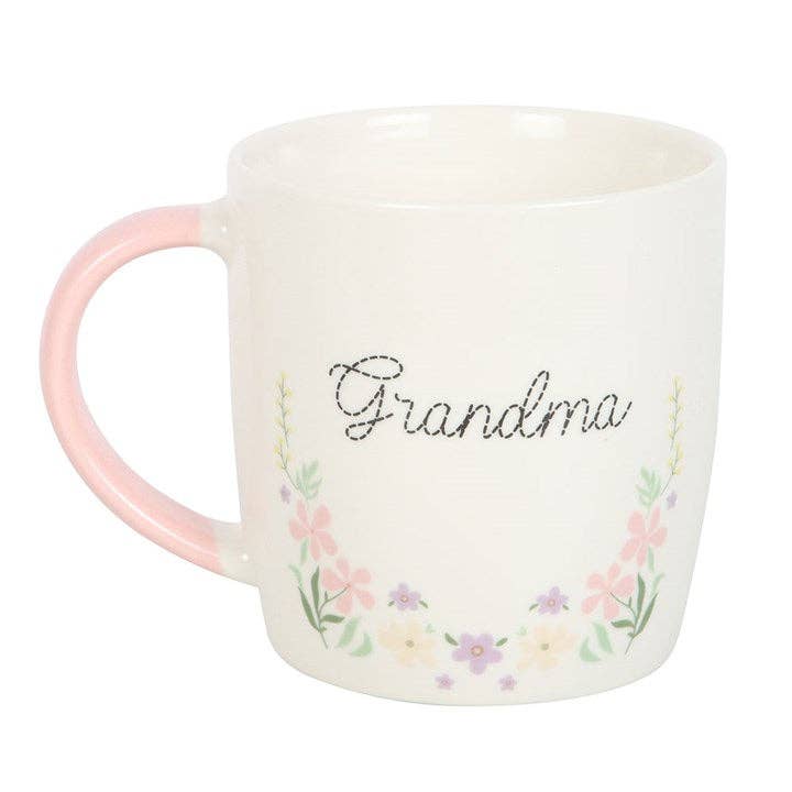 Something Different Wholesale - Wholesale Coffee Mug - Grandma Pastel Floral Mother's Day Mug