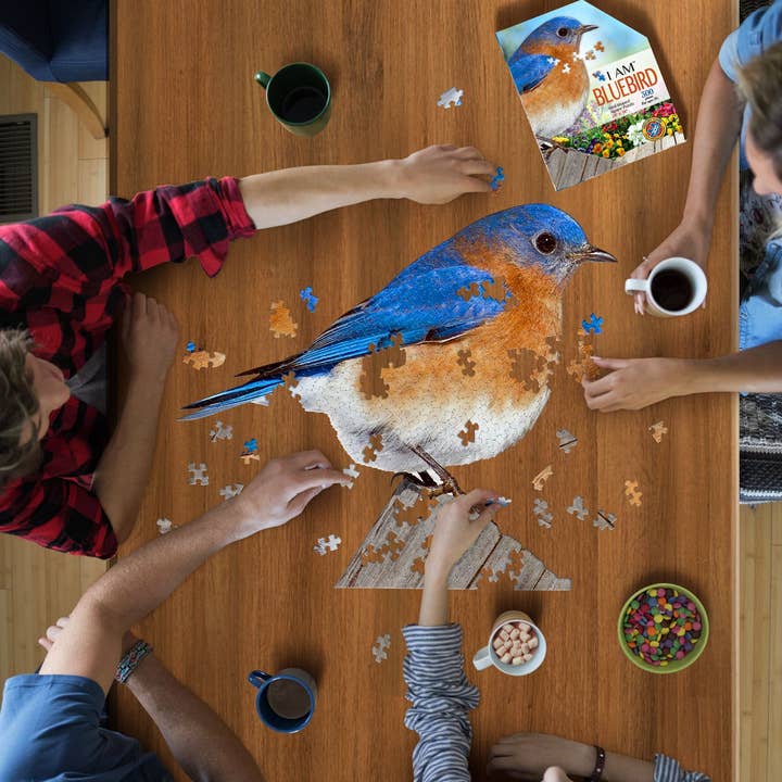 Madd Capp Games & Puzzles - Wholesale Puzzle - Adult - I AM Bluebird 300 piece jigsaw puzzle - gift