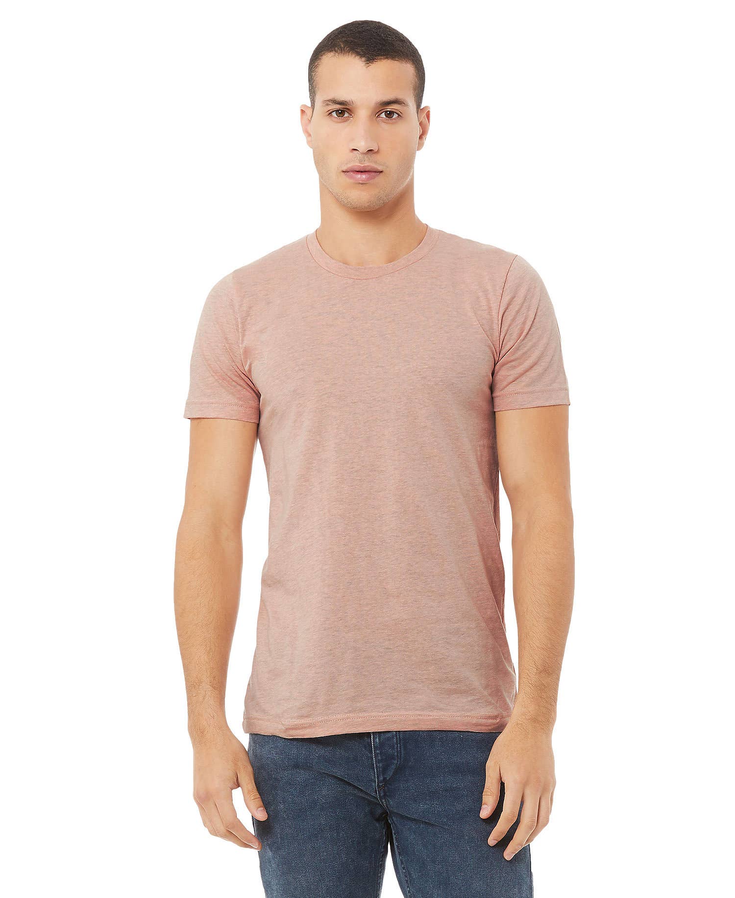 Print The Dream - Wholesale T-Shirt - Unisex - Bella Canvas 3001 Heather CVC T-shirt, Unisex Soft Shirts35