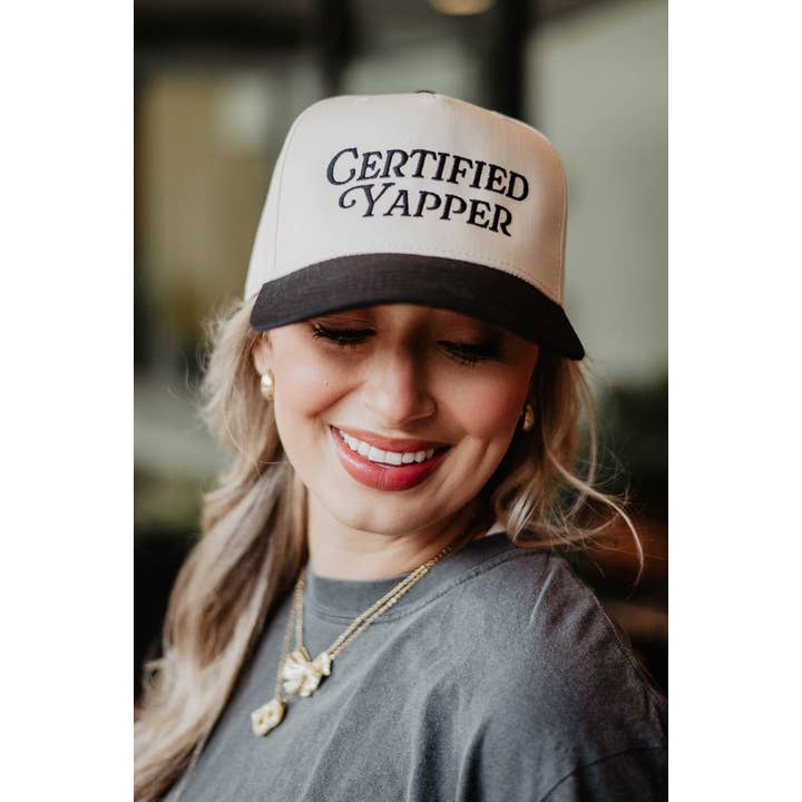 Katydid - Wholesale Trucker Hat - Women's - Certified Yapper Two-Toned Vintage Hat