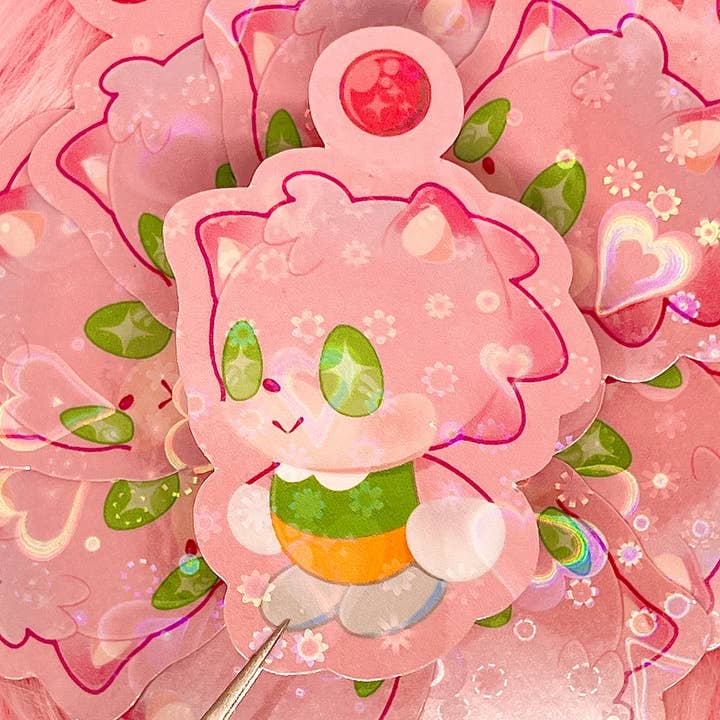 Classic Amy Rose Character Chao Stickers for wholesale by Luminous Senecio