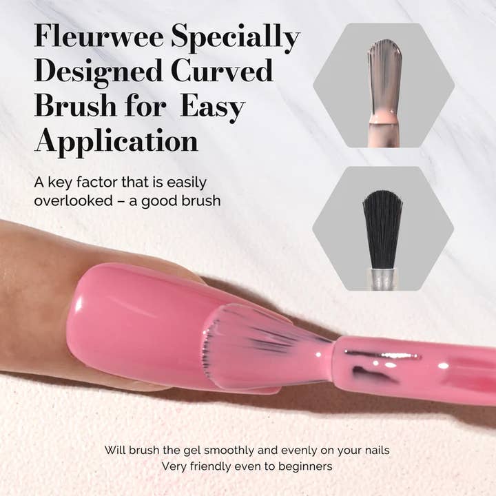 MELODYSUSIE - Wholesale Nail polish - Fleurwee Gel Nail Polish Plant-based - P45 Powder-Purslane4