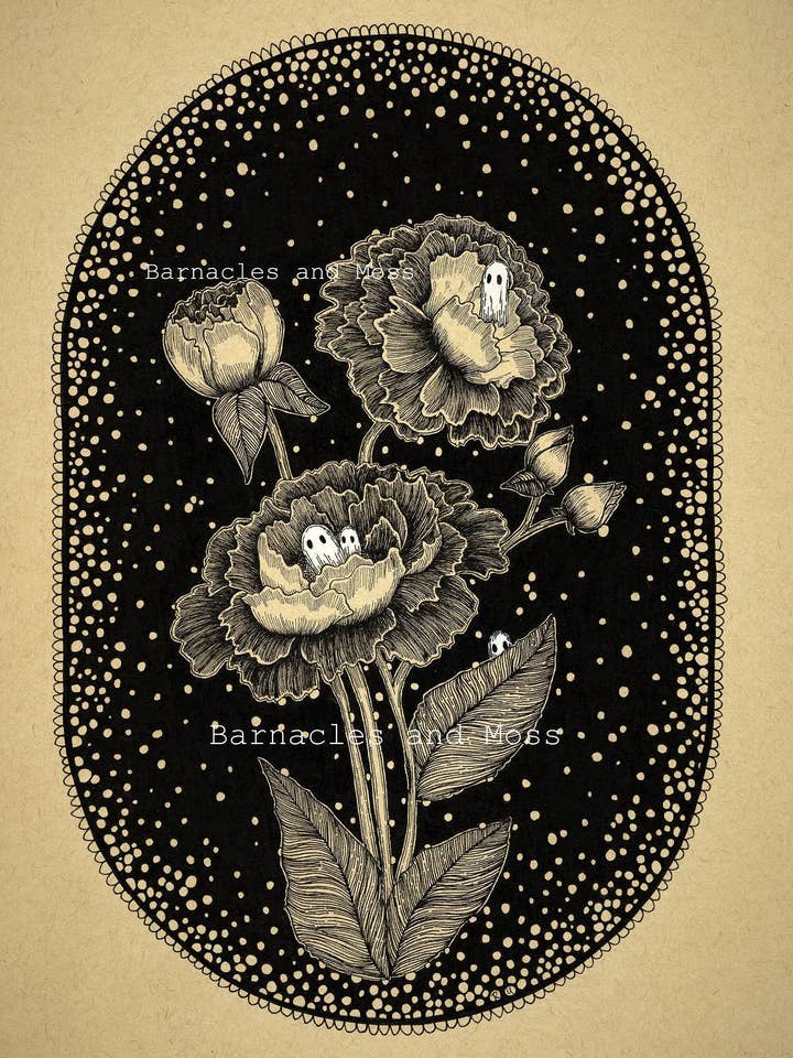 ThumBOOlina Fine Art Print for wholesale by Barnacles and Moss