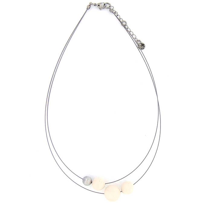 halskæde i aluminium for engroshandel hos Culture Mix