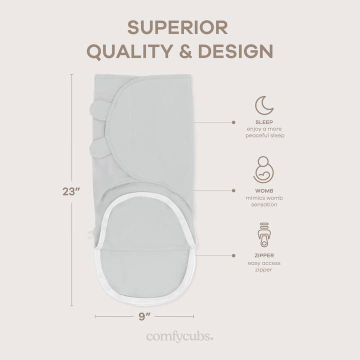 Comfy Cubs - Wholesale Swaddle – Baby - Easy Swaddle Blanket with Zipper Closure by Comfy Cubs11