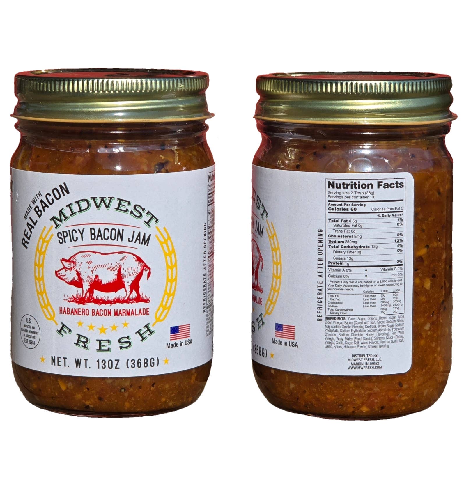 Midwest Fresh - Wholesale Jam/Jelly - Spicy Bacon Jam1