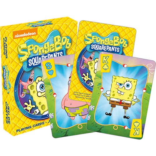 Cartes à jouer SpongeBob SquarePants pour la vente par William Valentine Collection